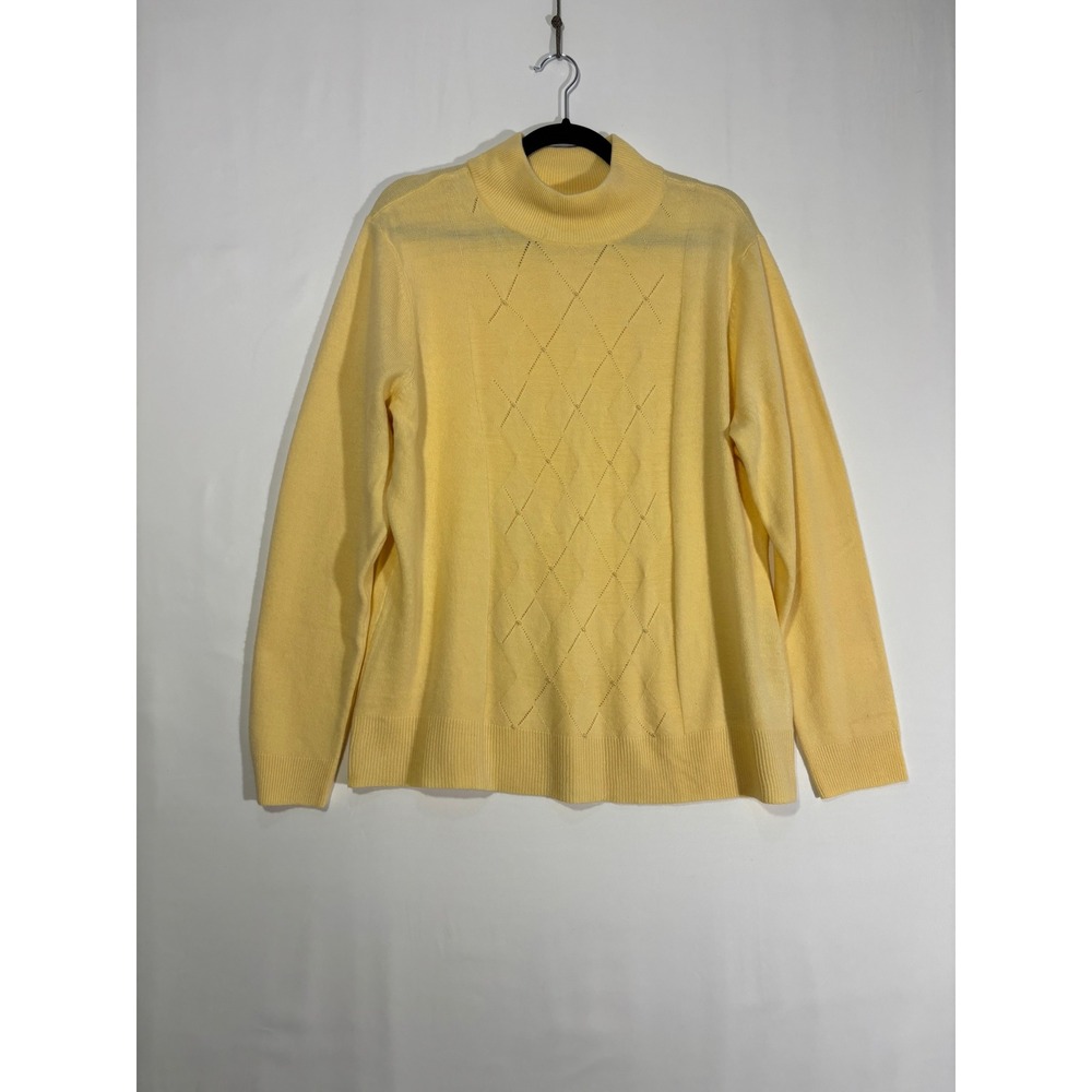 Grandmacore Basic Editions Mock Neck Sweater Wome… - image 1